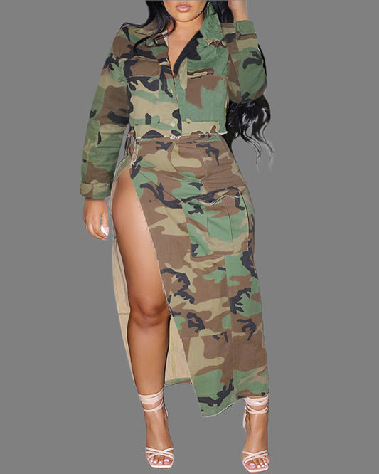 camo 2 piece set